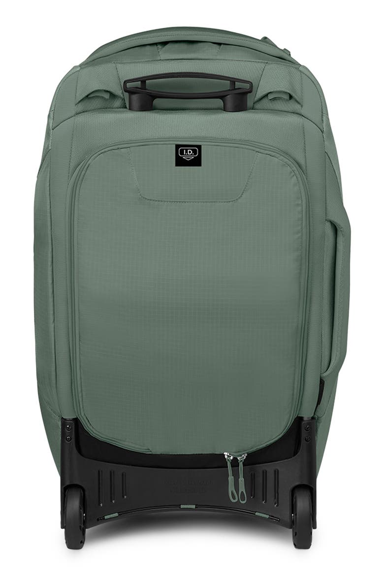 Sojourn 25-Inch 60-Liter Wheeled Recycled Nylon Travel Pack, Alternate, color, KOSERET GREEN