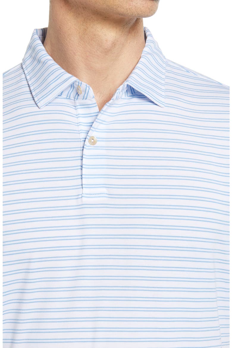 drirelease® Natural Touch Stripe Short Sleeve Performance Polo, Alternate, color, WHITE