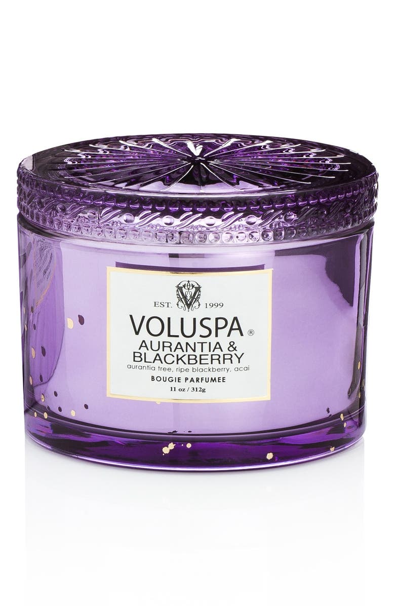 Voluspa Maison Blanc - Aurantia & Blackberry Boxed Lidded Candle, Alternate, color,