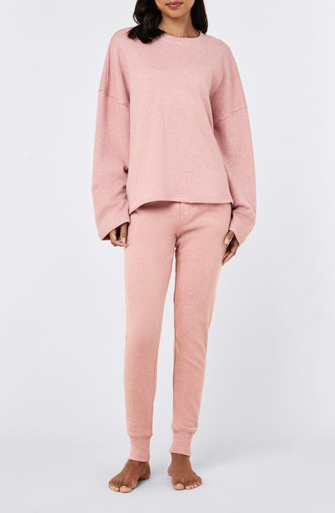 So Soft Fleecy Sweater & Lounge Pants Pajama Set