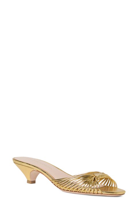 Dixie Kitten Heel Slide Sandal (Women)