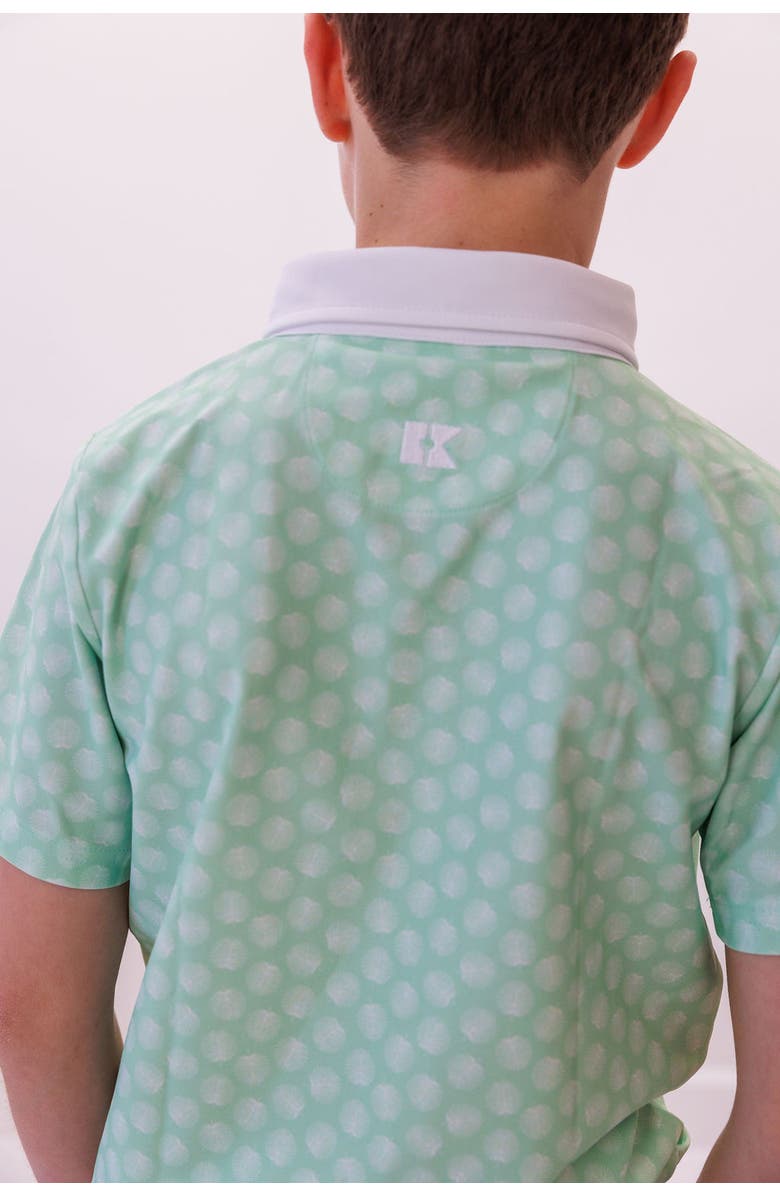 Courtside Kids Boys Polo Shirt, Alternate, color, Palm Green