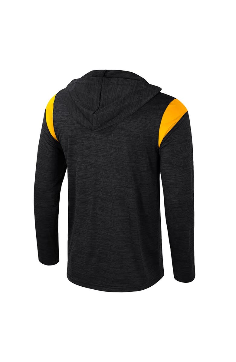 COLOSSEUM Men's Colosseum Black Iowa Hawkeyes Dozer Half-Zip Windshirt, Alternate, color, Black