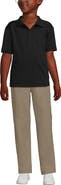 Lands' End School Uniform Kids Short Sleeve Rapid Dry Polo Shirt