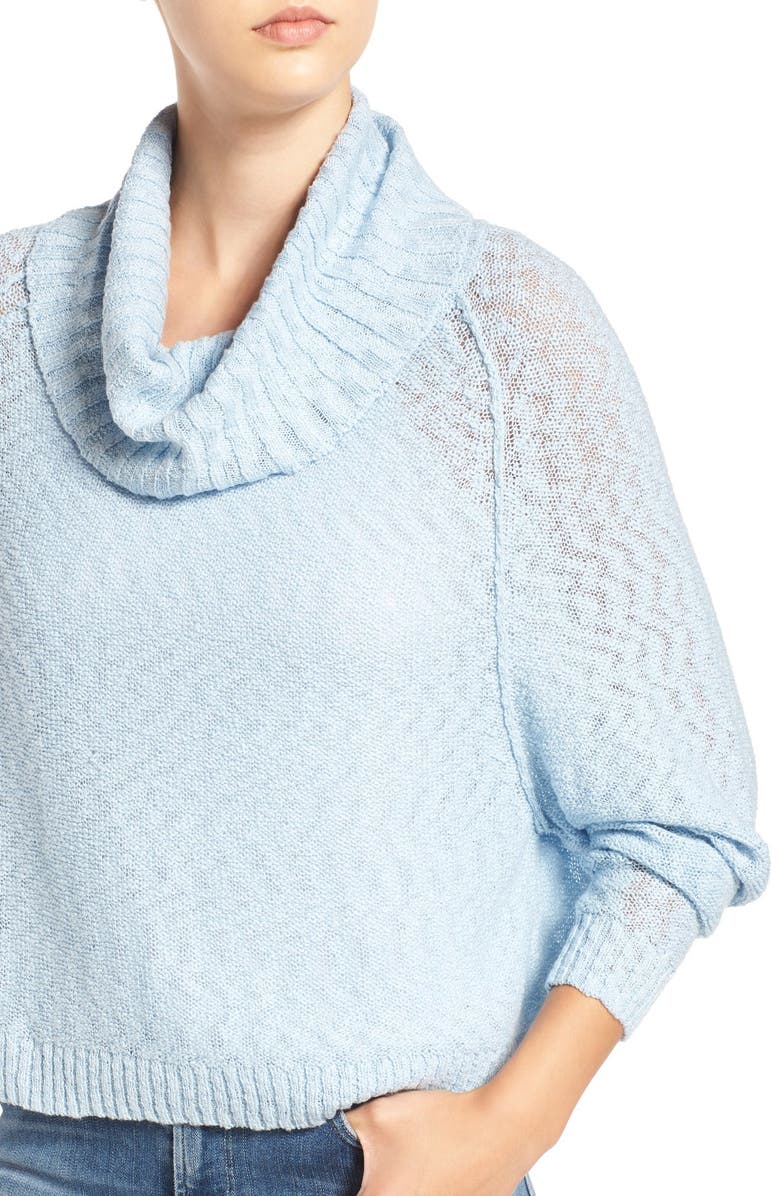 BP. Slub Cowl Neck Sweater, Alternate, color, 