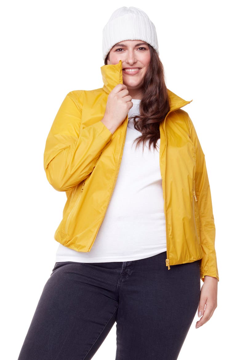 PELLY PLUS SIZE - Recycled Ultralight Windshell Jacket, Alternate, color, YELLOW