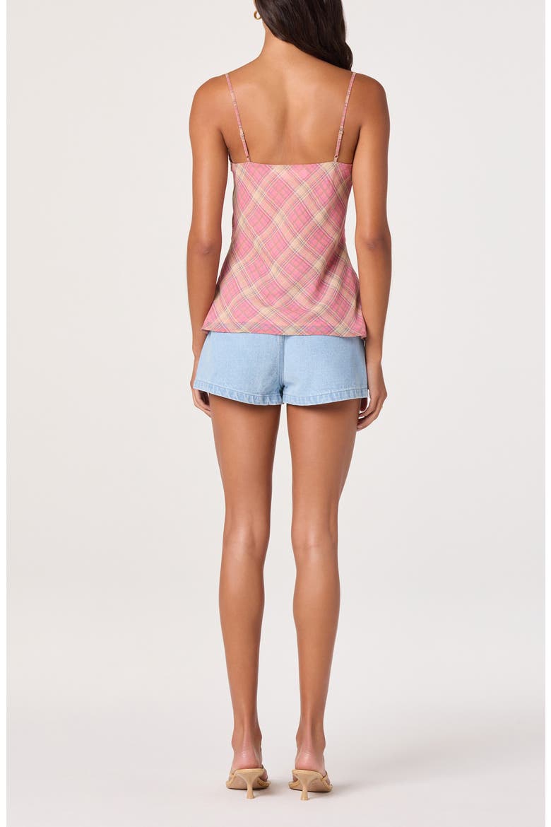 Kirsten Plaid Tank, Alternate, color, PINK PLAID