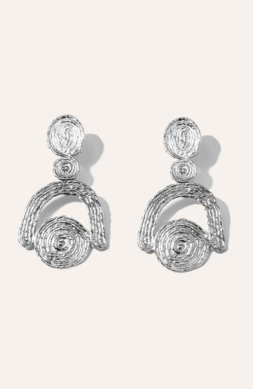 Cog Frida Earrings In Silver