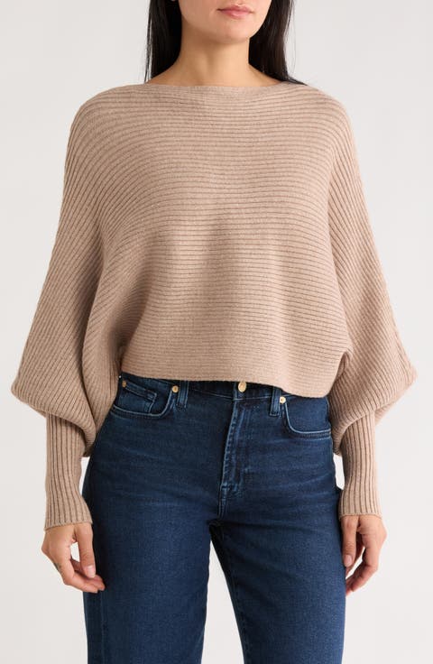 Franklin Batwing Crop Sweater