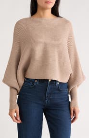 Love Token Franklin Batwing Crop Sweater