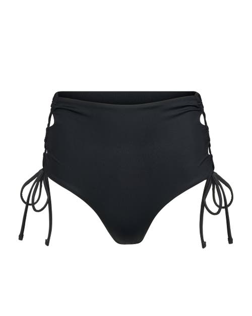 Adore Me Tatiana Swimwear High Waist Bikini Bottoms In Black