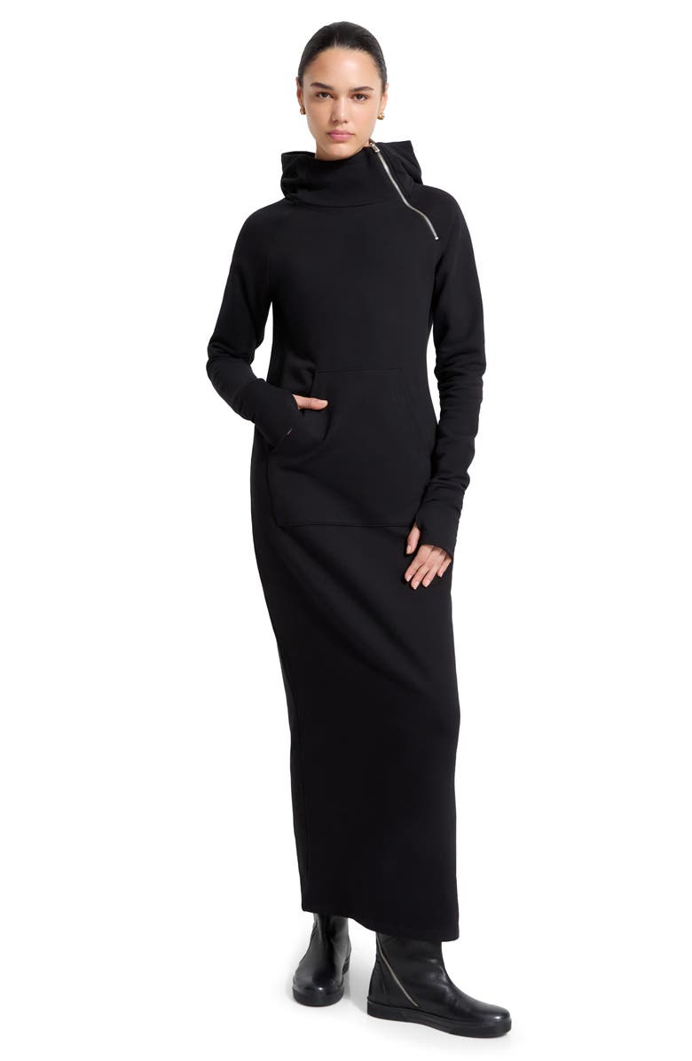 Marcella Tompkins Long Sleeve Hoodie Maxi Dress, Alternate, color, 