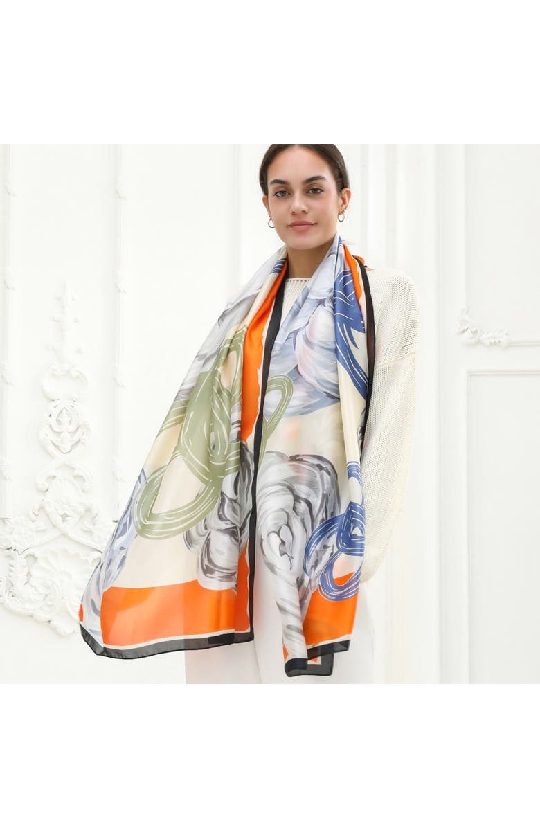 Youzey The Haven Lightweight Scarf, Alternate, color, Orange