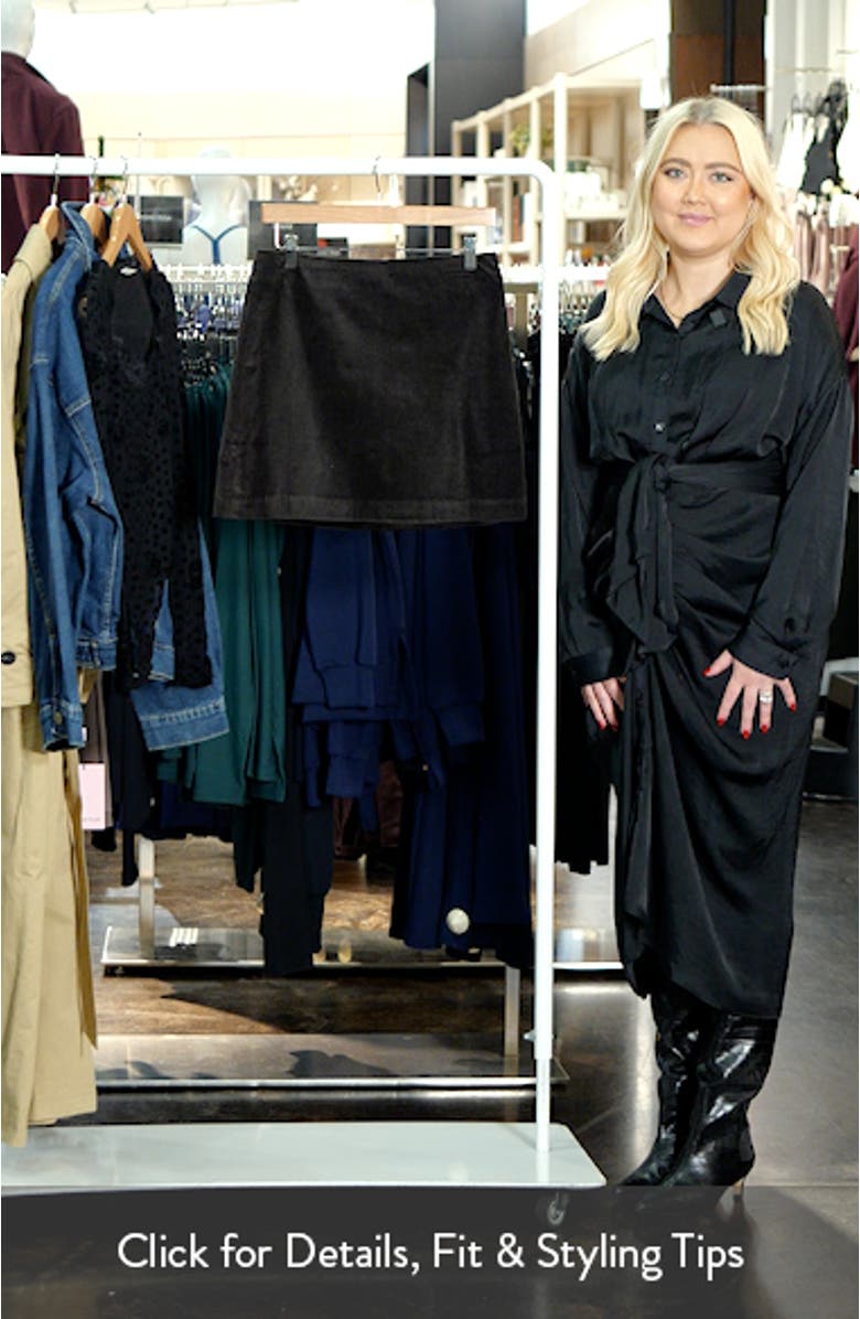 Corduroy Miniskirt, sales video thumbnail