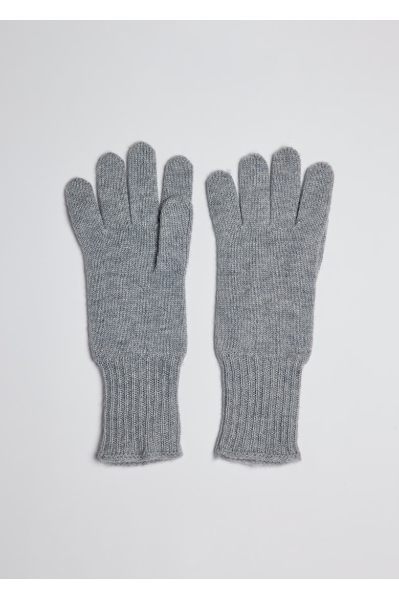 Cashmere Gloves, Main, color, Grey