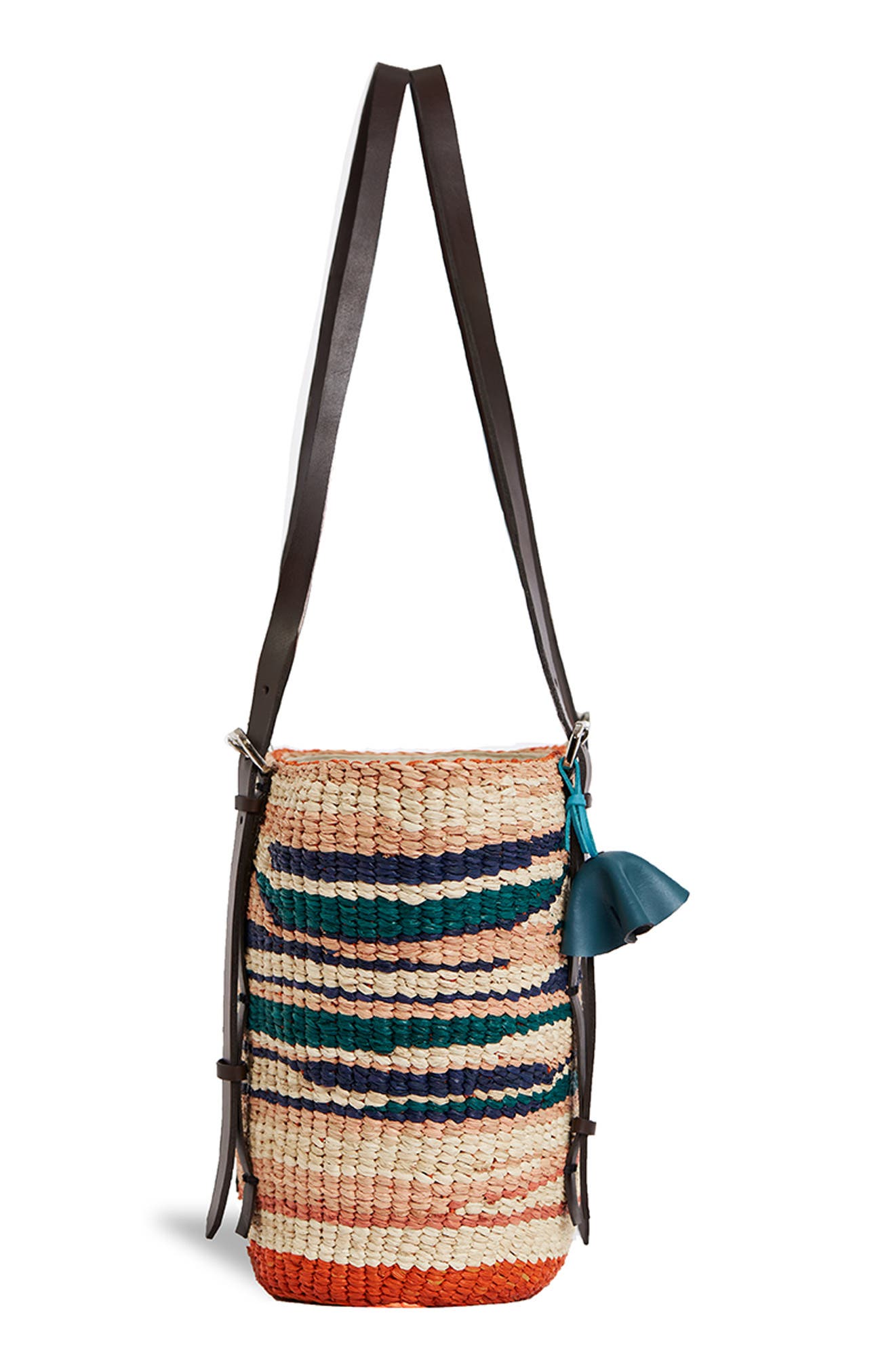 A A K S Hawa Tie Dye Raffia Tote, Alternate, color, 