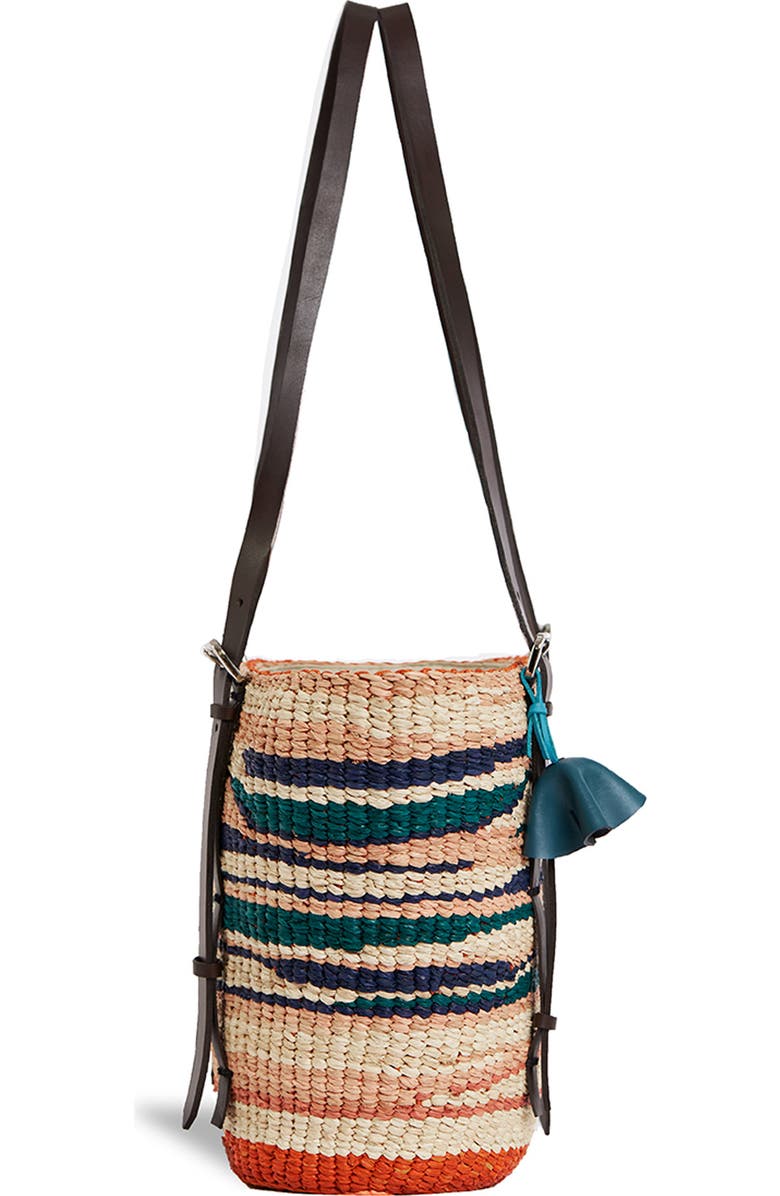 A A K S Hawa Tie Dye Raffia Tote, Alternate, color,