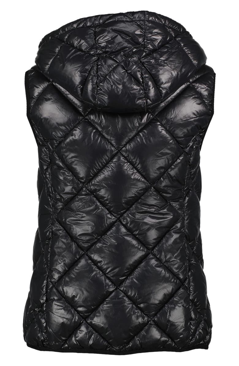 Noize Cecilia Quilted Hooded Water Resistant Vest, Alternate, color, 