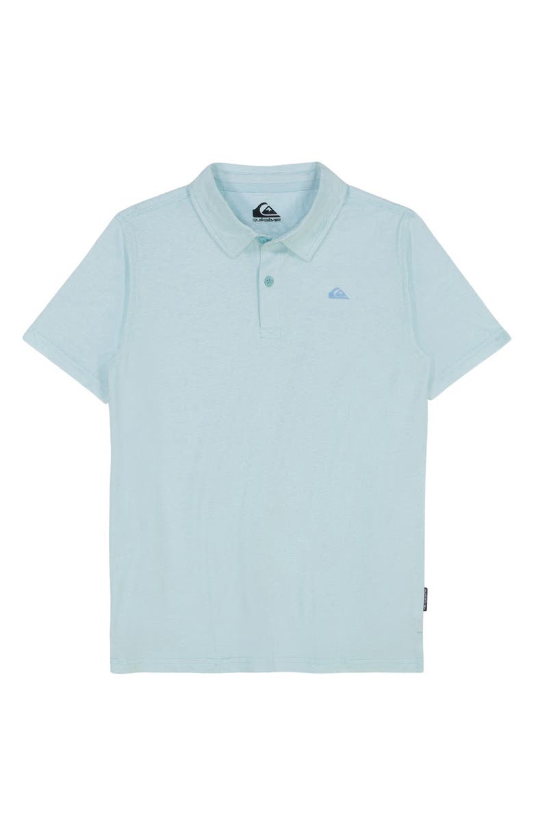 Quiksilver Kids' Sunset Cruise Cotton Polo, Main, color, Island Waters