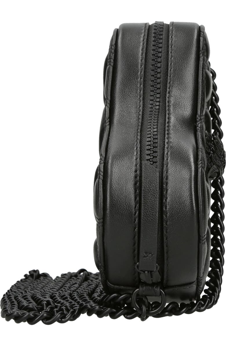 Kurt Geiger London Kensington Drench Quilted Leather Heart Crossbody Bag, Alternate, color,