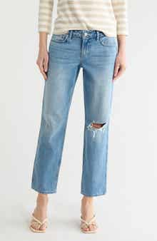 L'AGENCE Nevia Low Rise Slouch Straight Leg Jeans