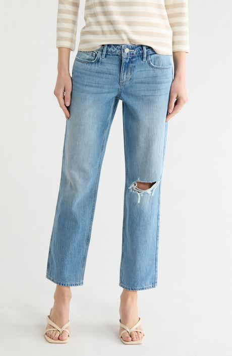 L'AGENCE Nevia Low Rise Slouch Straight Leg Jeans