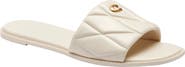 COACH Quilted Flat Slide Sandal