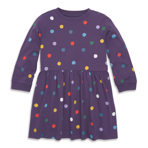 Kids Long Sleeve Easy Dress