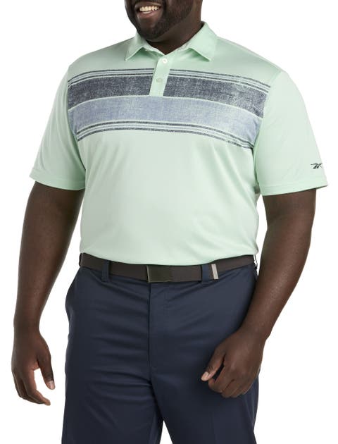 Big & Tall Performance Chest Striped Polo Shirt