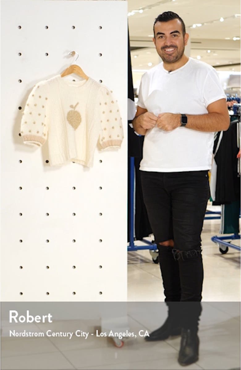 Cyrielle Mohair & Wool Blend Crop Sweater, sales video thumbnail