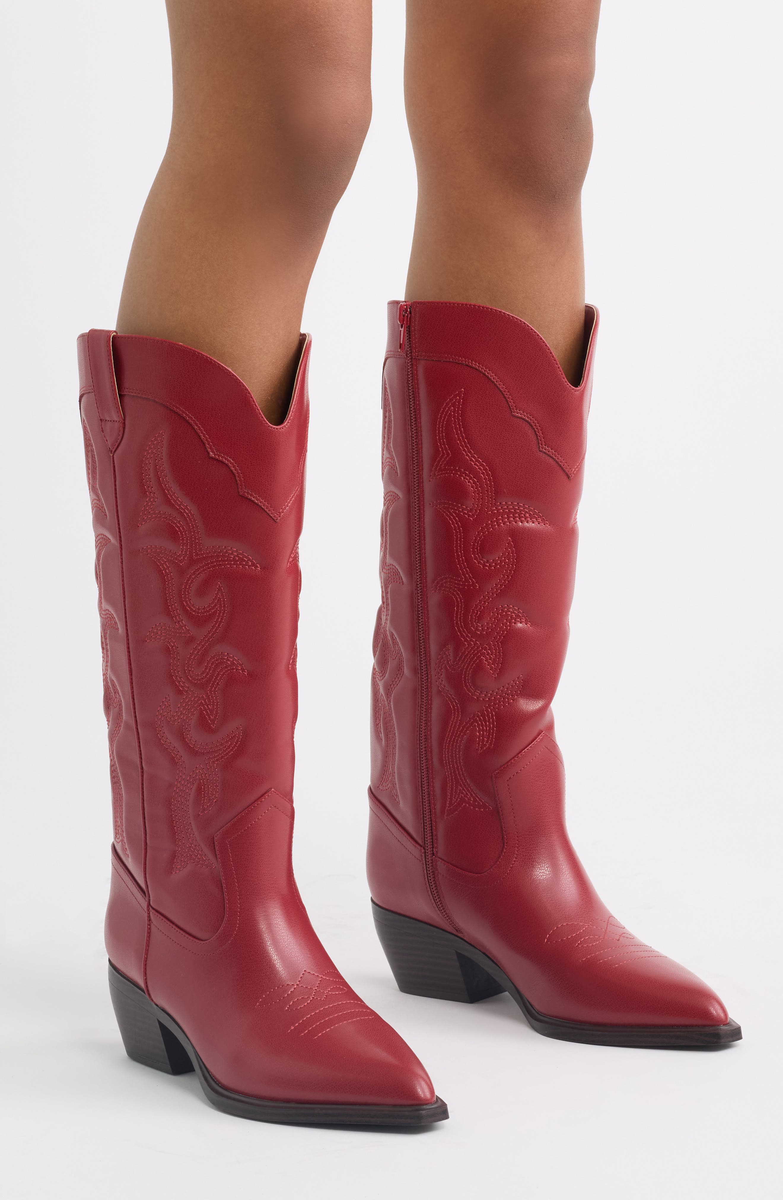 Rory Western Boot, Alternate, color, RED CRIMSON