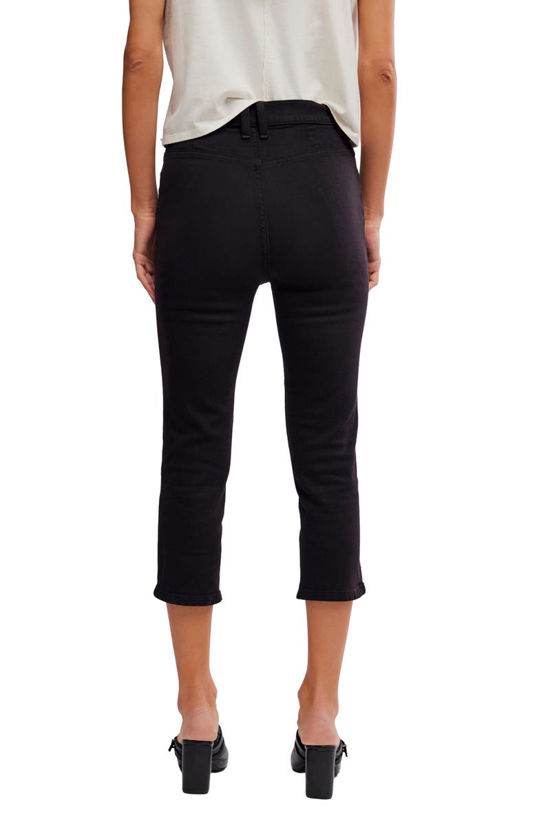 Free People Hot Take Crop Slim Fit Jeans, Alternate, color, Drive