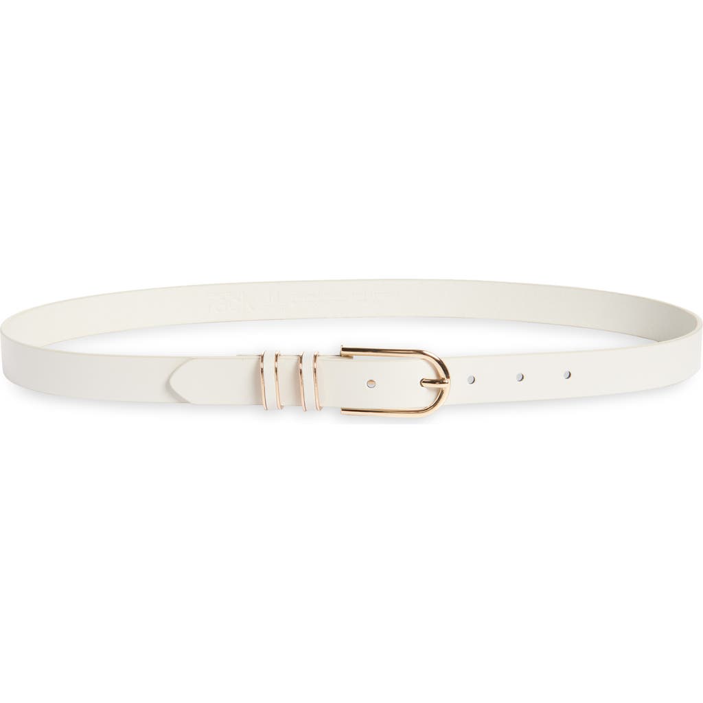 Nordstrom Rack Double Keeper Belt In White