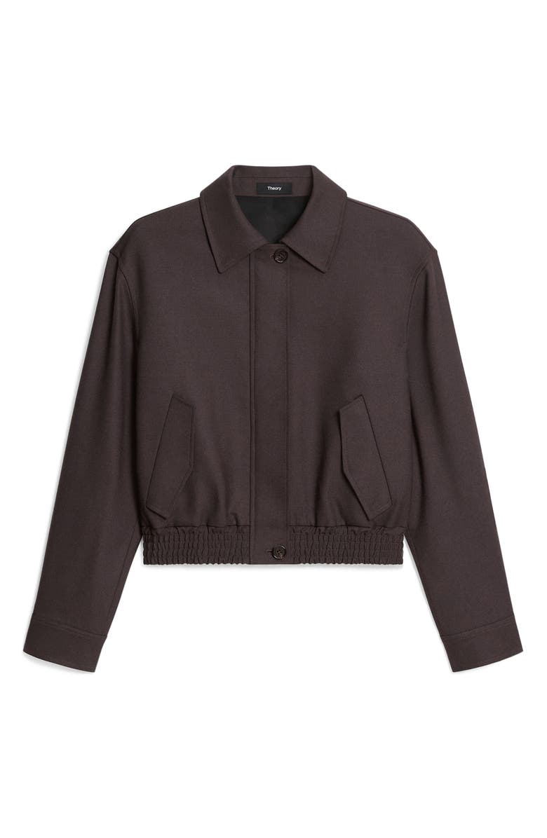 Theory Crop Jacket, Alternate, color, Cacao