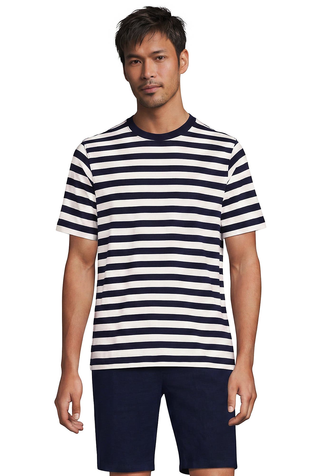 selected Navy/Ivory Stripe