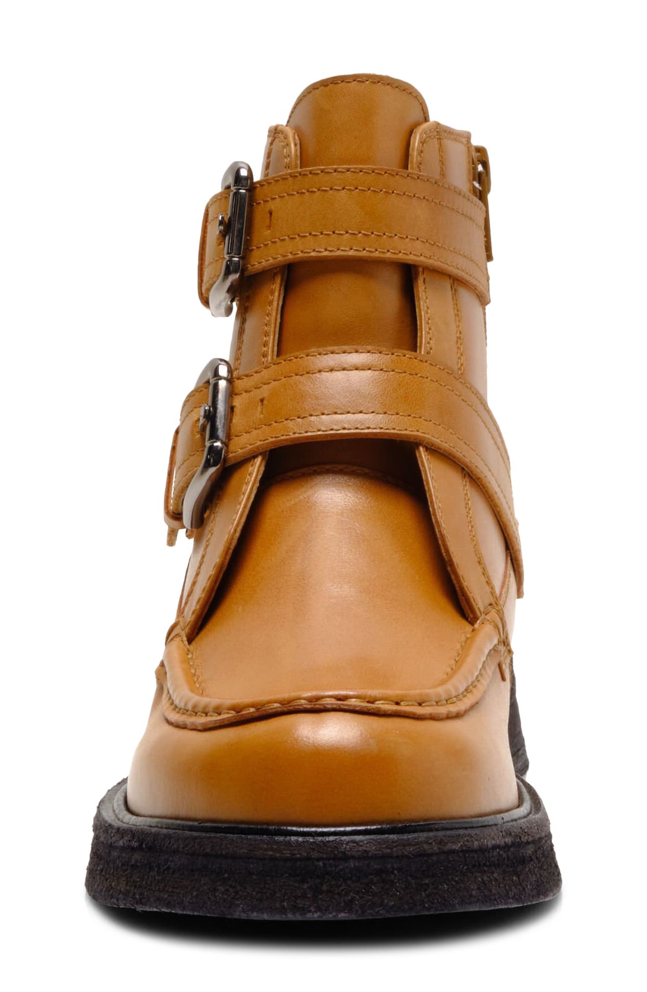 Isla Zip Moto Boot, Alternate, color, CARAMEL CAFE