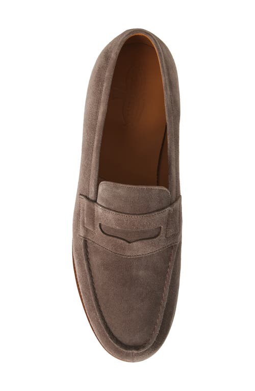 Jm Weston Animation 180 Penny Loafer In Dark Brown