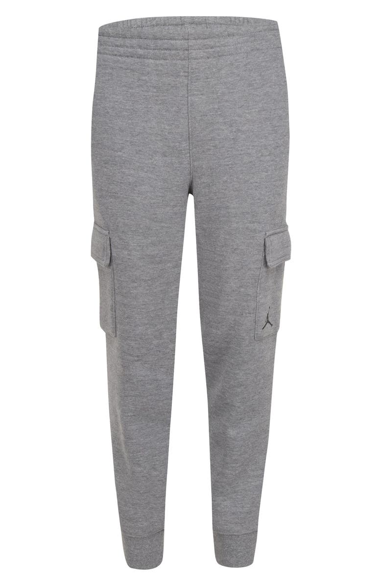 Jordan Kids' JDB Essentials Cotton Blend Cargo Pants, Main, color, Gehcarbon