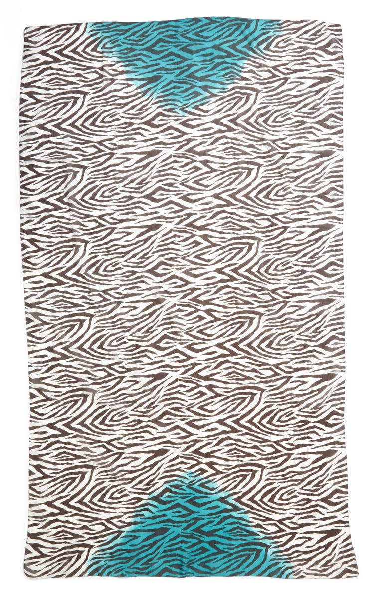 Nordstrom Zebra Print Scarf, Alternate, color,