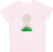 Sweet Wink Golf Tee Bow Patch Short Sleeve T-Shirt