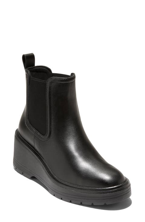 Zerogrand Cityquest Waterproof Wedge Chelsea Boot (Women)