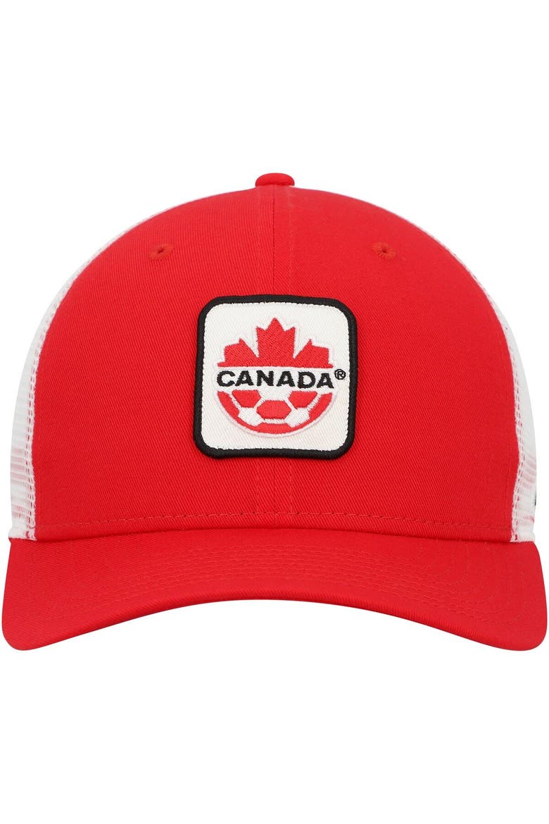 Men's Nike Red Canada Soccer Classic99 Trucker Snapback Hat, Alternate, color, Red