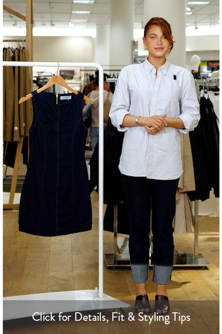 Calyx Sleeveless Denim Minidress video