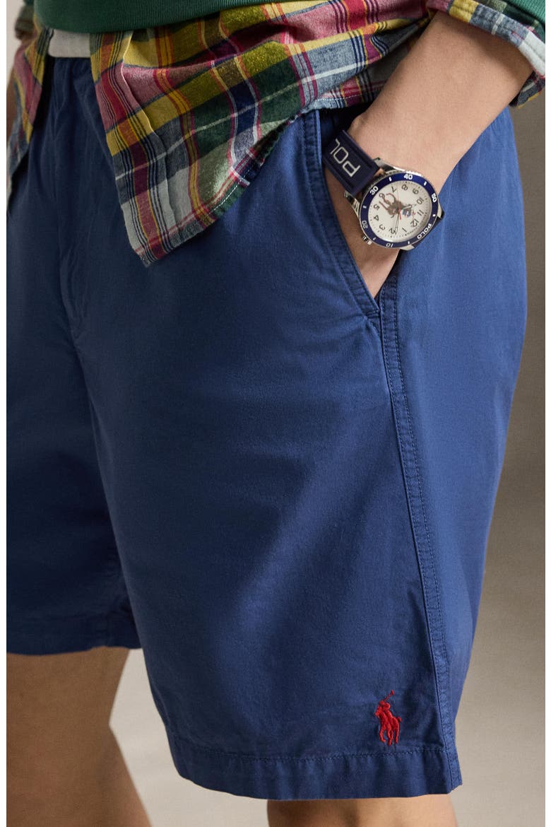 Prepster Cotton Twill Chino Shorts, Alternate, color, NIGHT NAVY