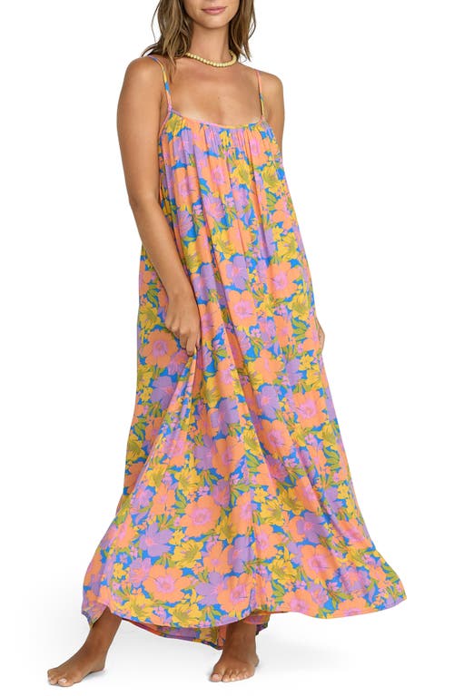 Billabong Sandy Cove Floral Maxi Sundress In Multi