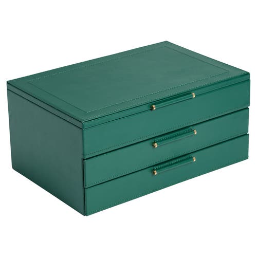 Wolf Sophia Jewelry Box With Drawers In Green