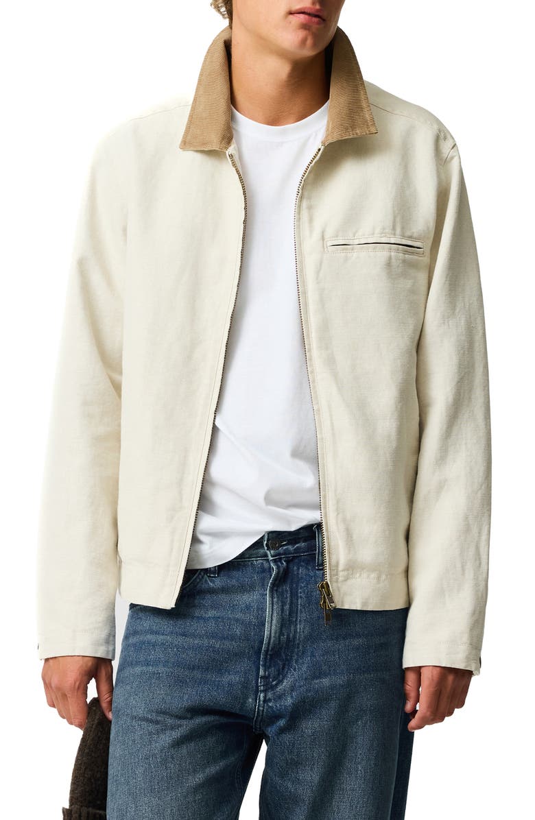 Rodd & Gunn Austin East Harrington Jacket, Main, color, Cream