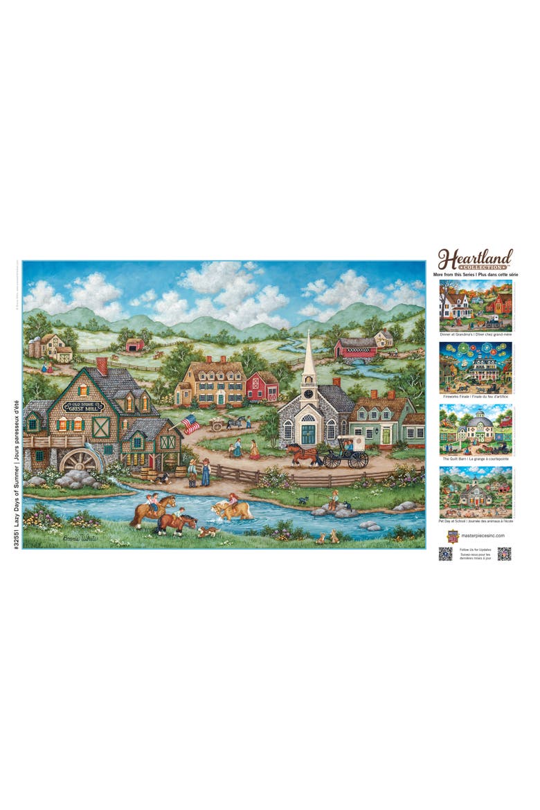 Lazy Days of Summer 500 Piece Puzzle, Alternate, color, Multicolor