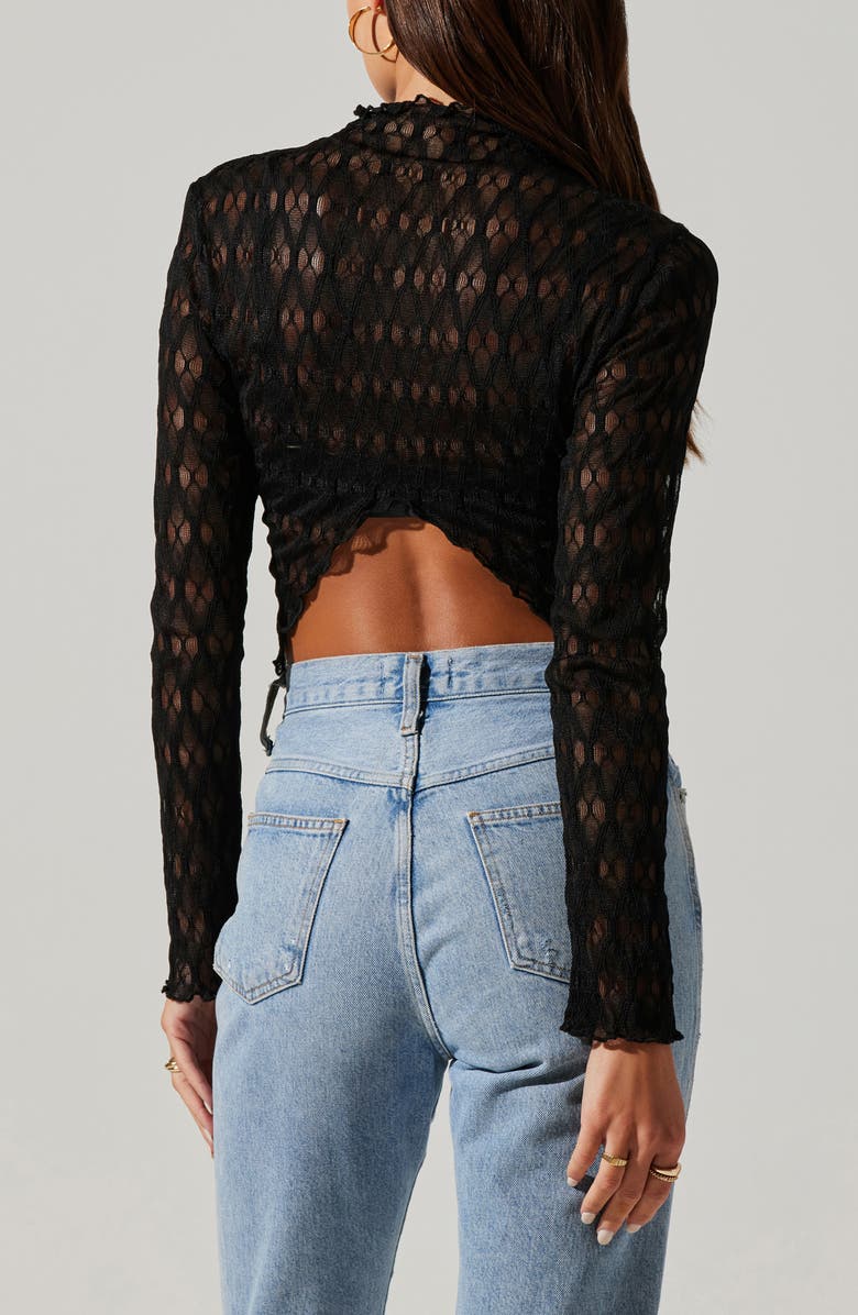 ASTR the Label Dorset Mesh Top, Alternate, color, 