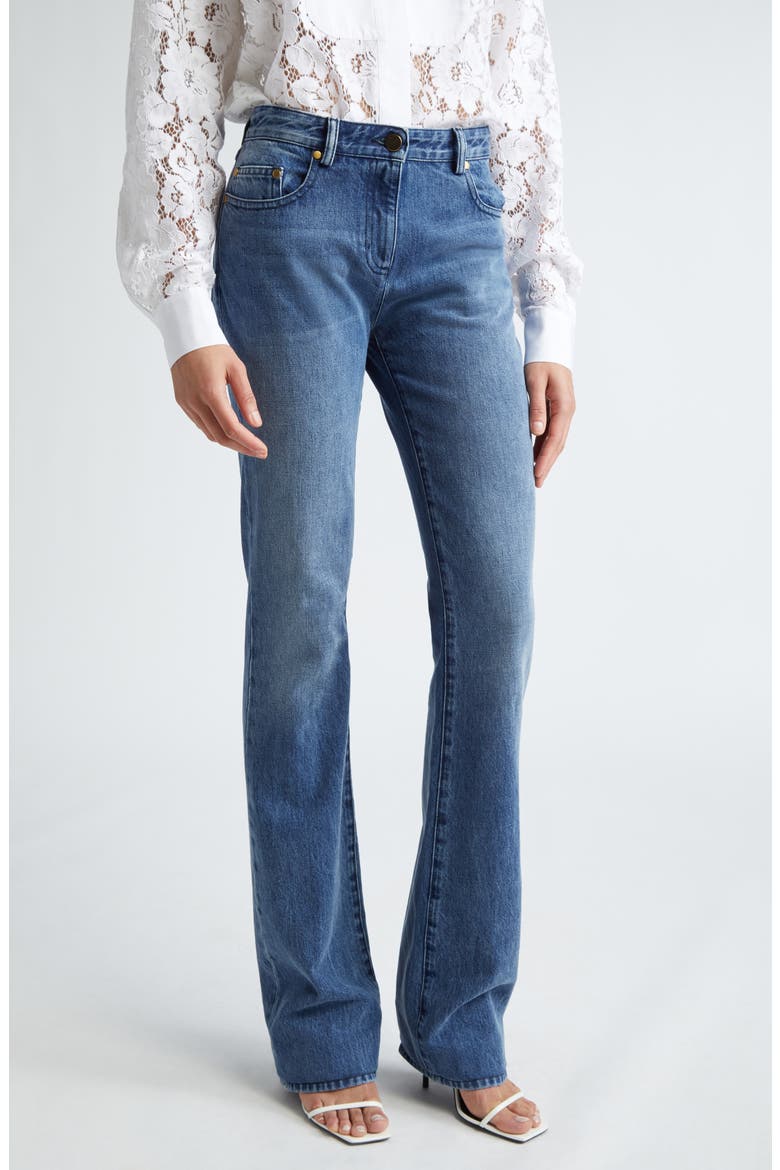 Slim Fit Stovepipe Jeans, Main, color, INDIGO